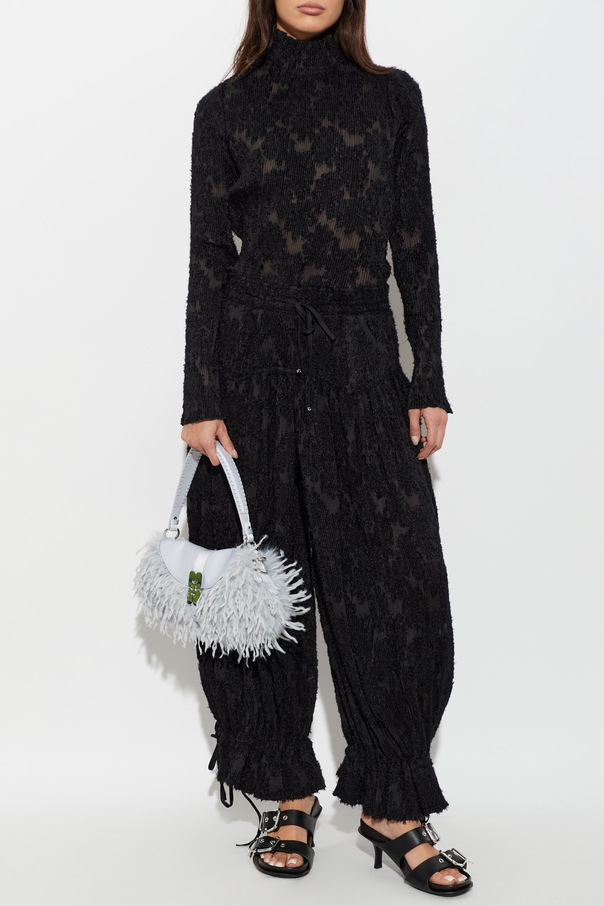Ganni Pleated trousers