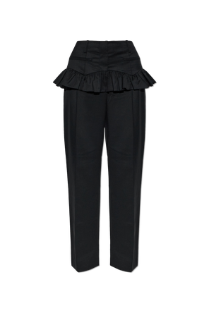 Pantalones con volante