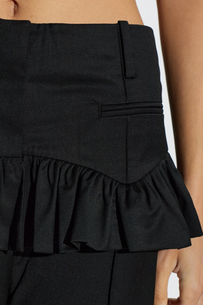 Ganni Pantalones con volante