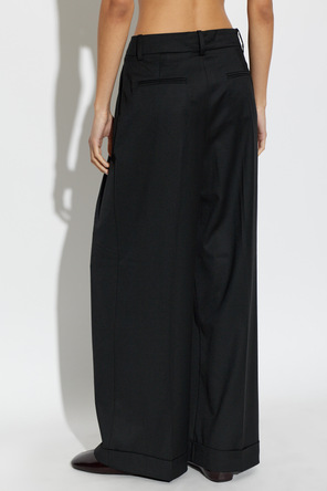 Ganni Pantalones de vestir con pliegue