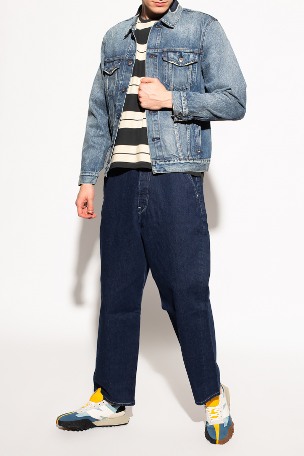 Trevor Denim Cargo Pants (Light Wash)