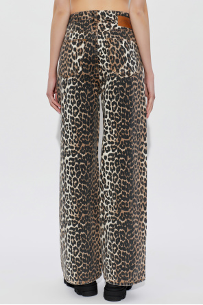 Ganni Jeans mit weitem Bein