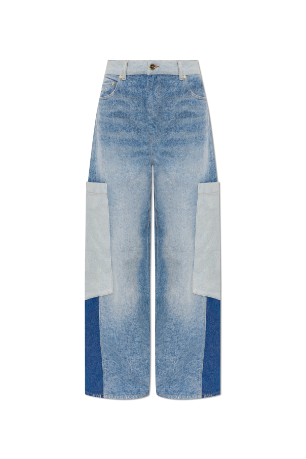 Jeans with a `vintage` effect od Ganni