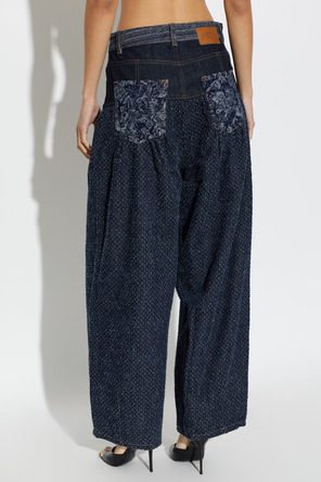 Ganni Jeans de corte holgado con cintura alta
