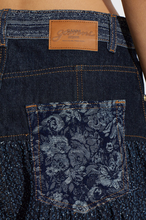 Ganni Jeans de corte holgado con cintura alta