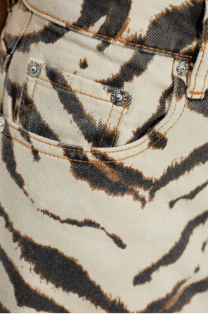 Ganni Jeans with animal print