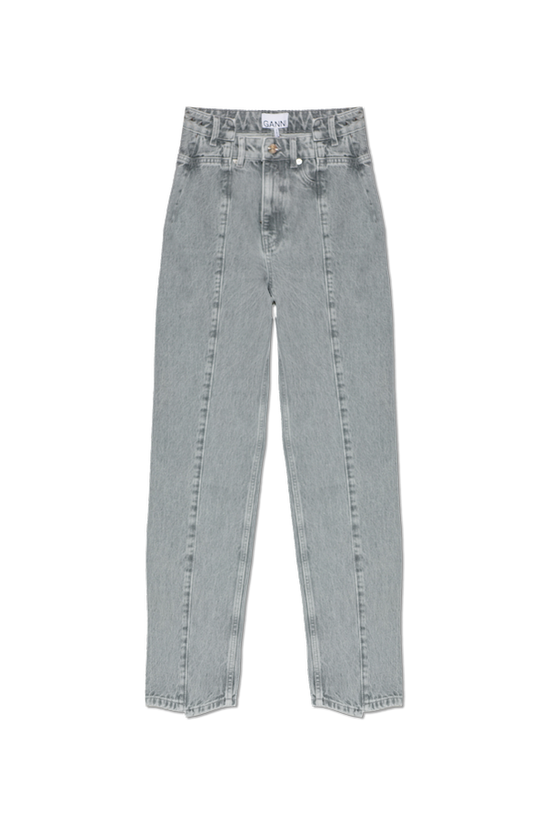 Jeans with stitching on the legs od Ganni