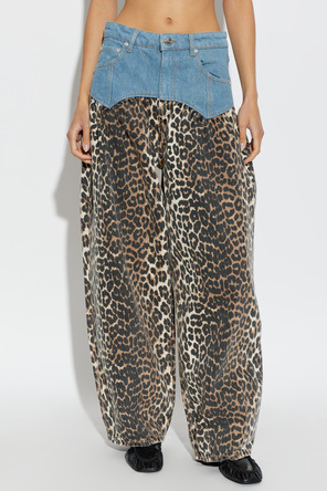 Ganni Jeans con estampado floral
