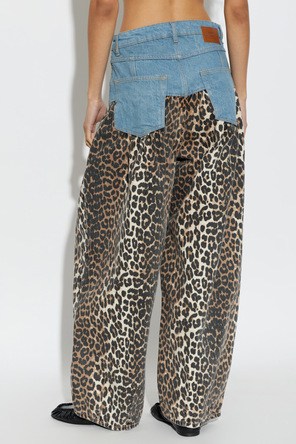 Ganni Jeans con estampado floral