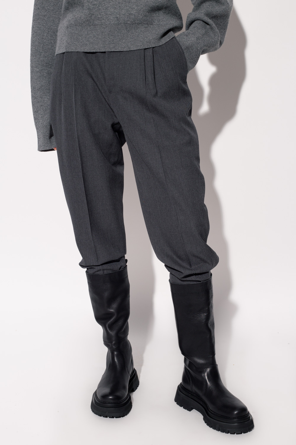 Ami Alexandre Mattiussi Pleat-front trousers