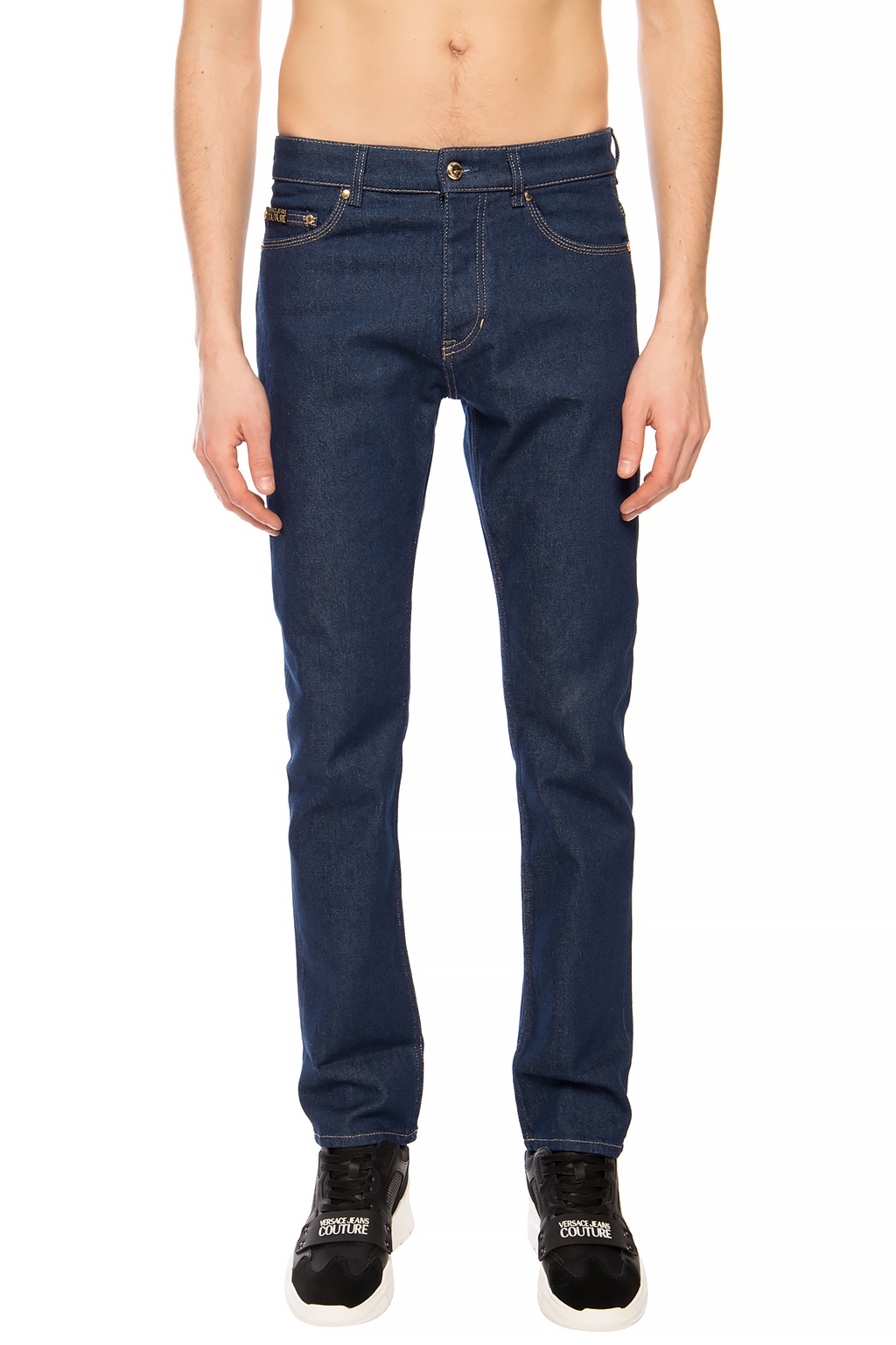 versace straight leg jeans