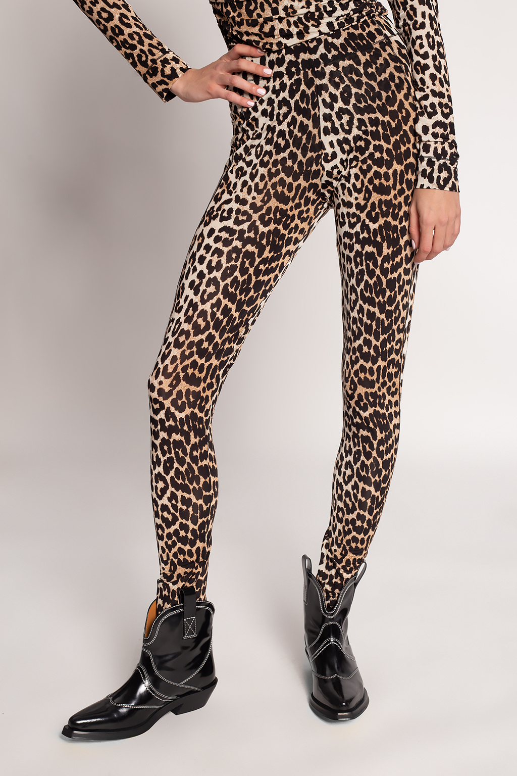 Ganni Patterned leggings