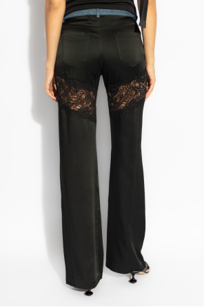 Blumarine Pants with combined materials