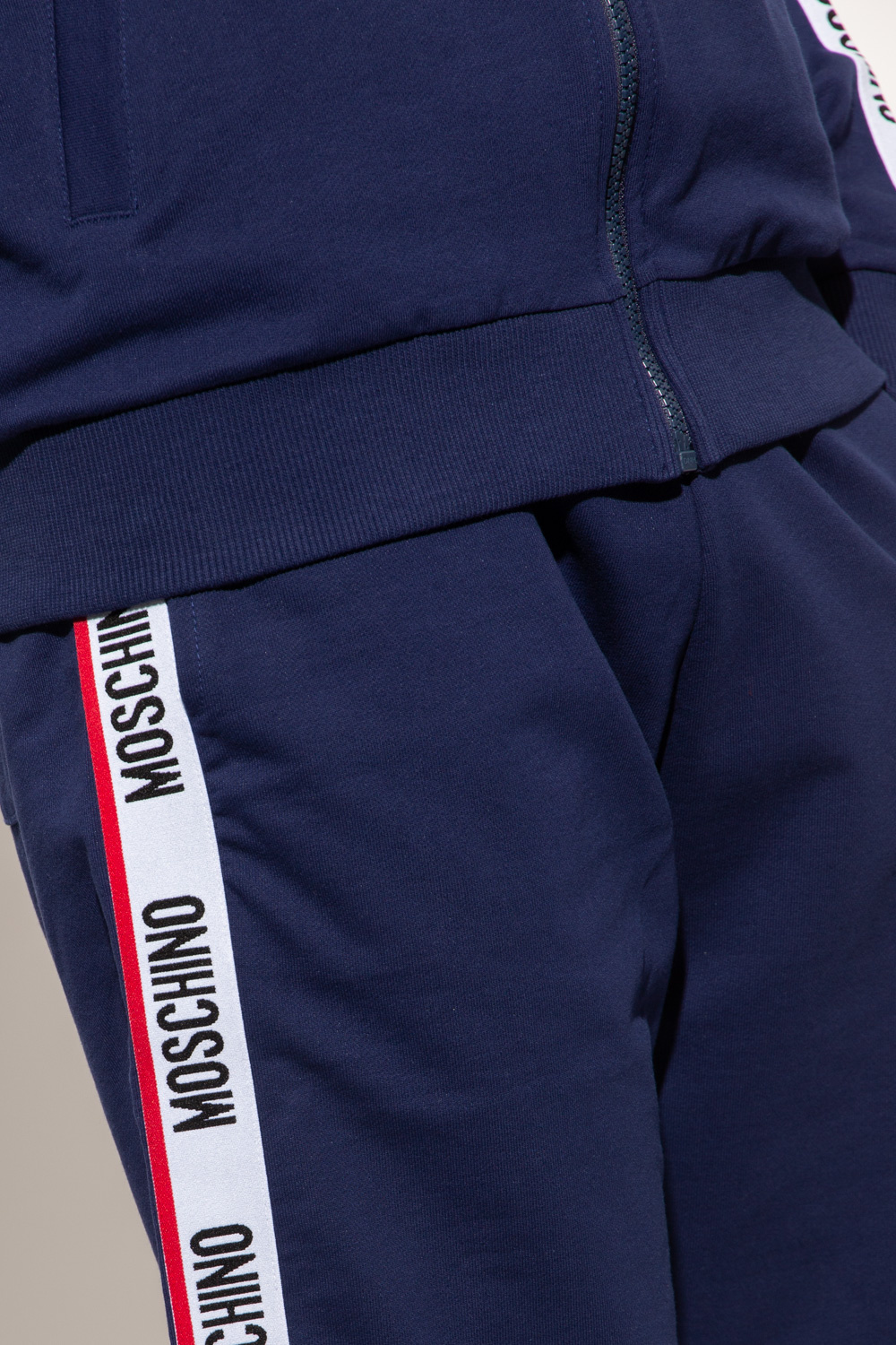 Moschino Jasper Pants In Blue Cotton