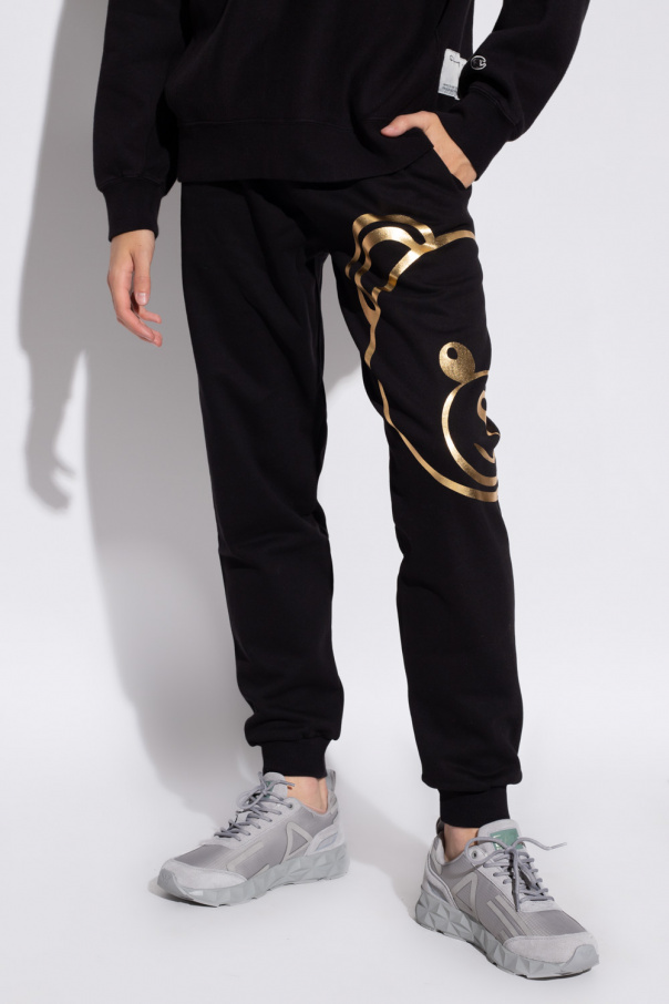 Polo Ralph Lauren Sport ASOS exclusive logo cuffed sweat pants in black