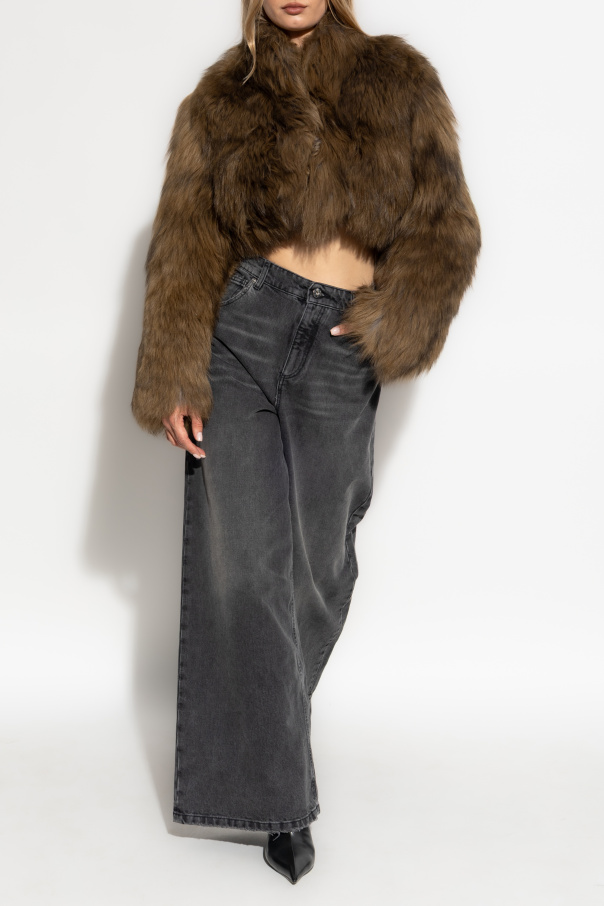 Blumarine Jeansy z szerokimi nogawkami