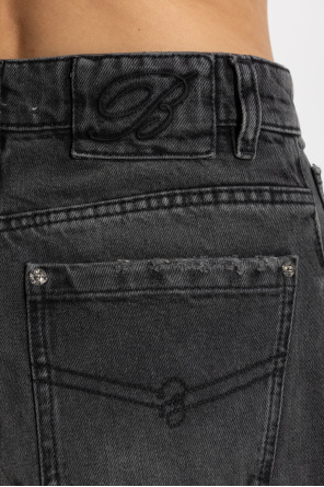 Blumarine Jeansy z szerokimi nogawkami