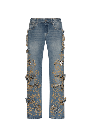 Jeans mit ausgestelltem Bein
