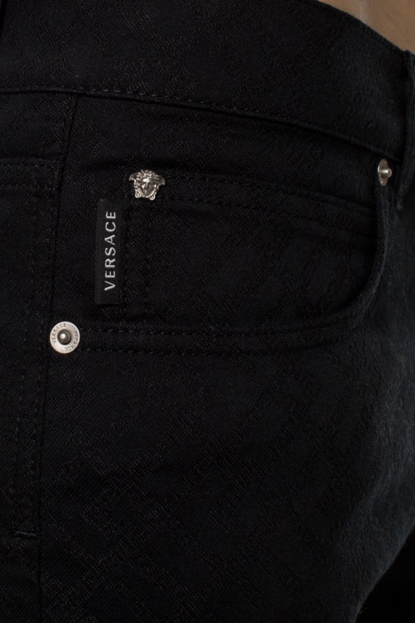 Versace Embroidered jeans | Men's 