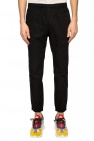 Versace Logo-embroidered trousers