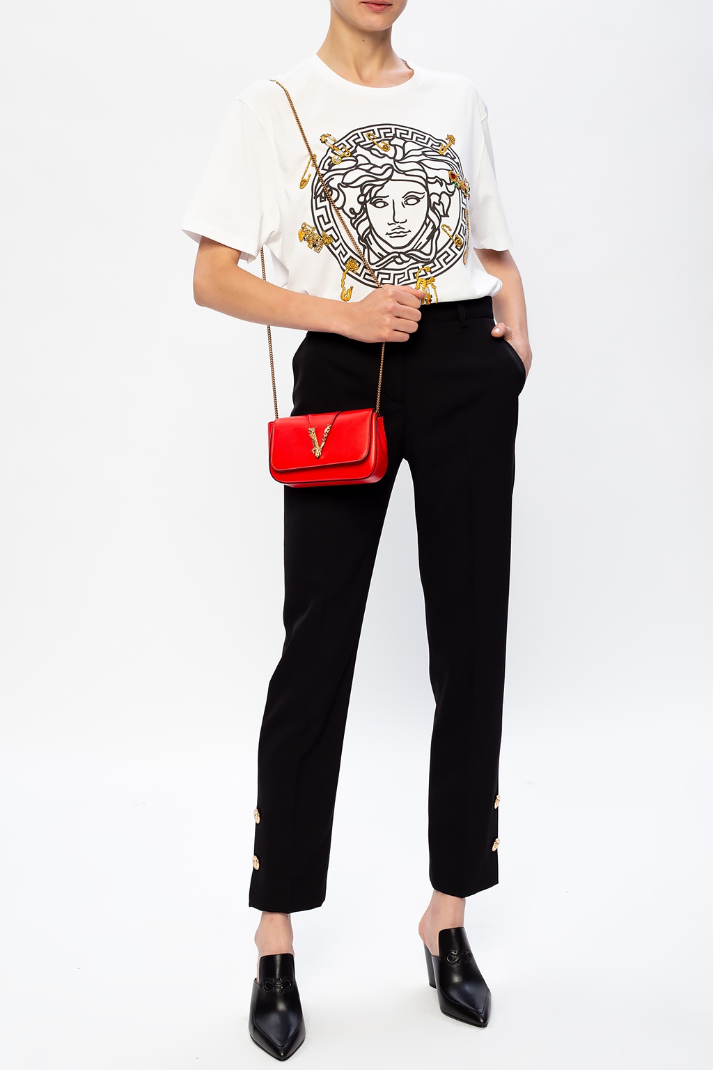 Versace Pleat-front trousers