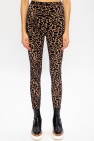 Alaia Patterned flared trousers