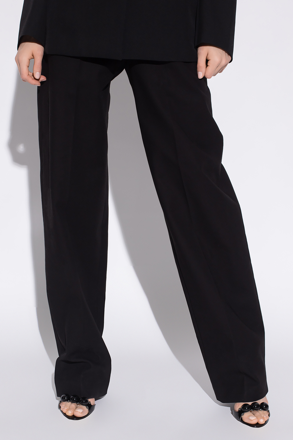 Alaia High-waisted doubl trousers