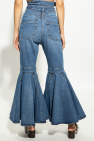Alaïa BLUE High-waisted jeans
