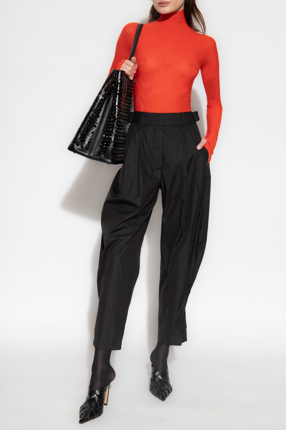 Alaïa Relaxed-fitting Missguided trousers