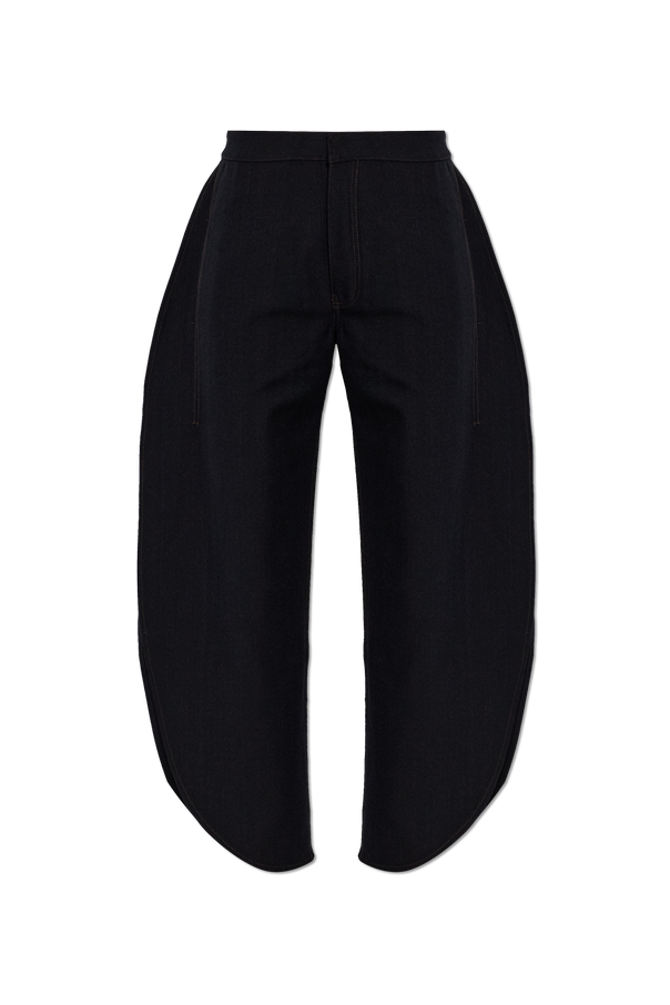 Alaïa Wollhose mit Schlitzen