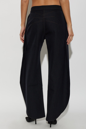 Alaïa Wollhose mit Schlitzen