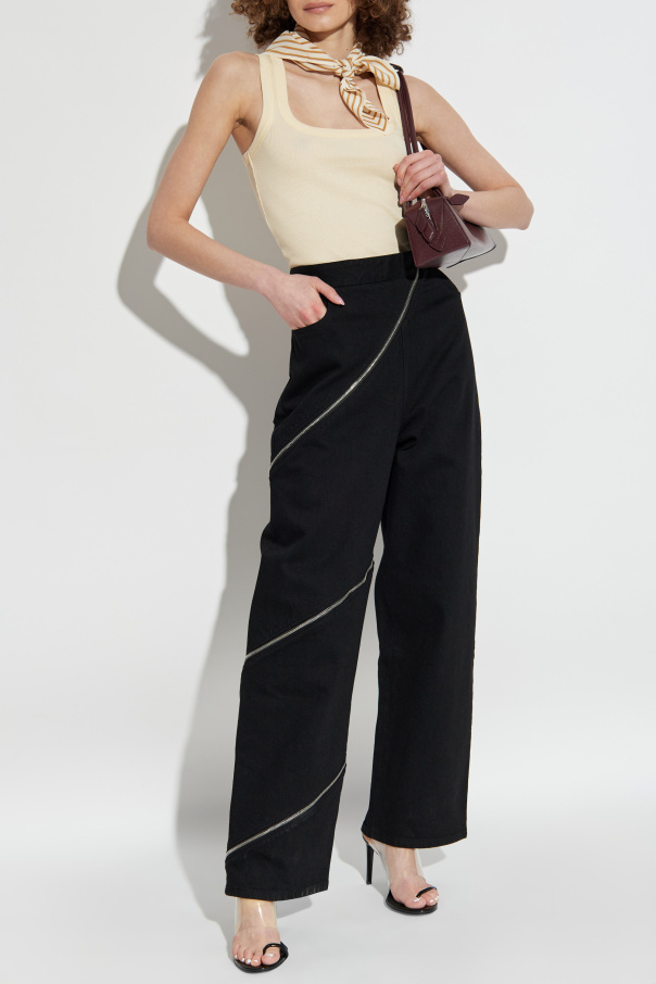 Alaïa Jeans with zipper