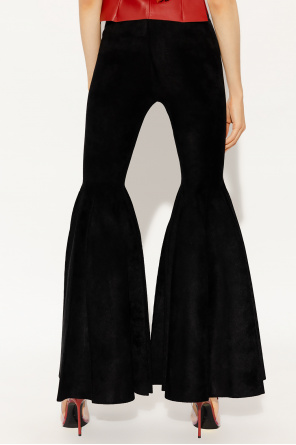 Alaïa Velour with trousers with ruffles