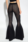 Alaïa Flared openwork trousers