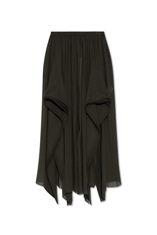 Transparent trousers with ruffles od Alaïa