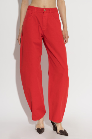 Alaïa Jeansy z szerokimi nogawkami