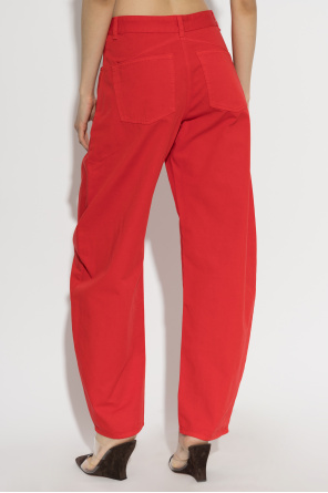 Alaïa Jeansy z szerokimi nogawkami