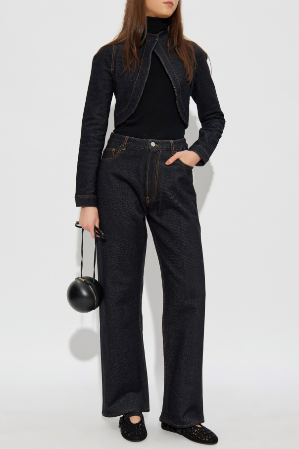 Alaïa Vaqueros de tiro alto