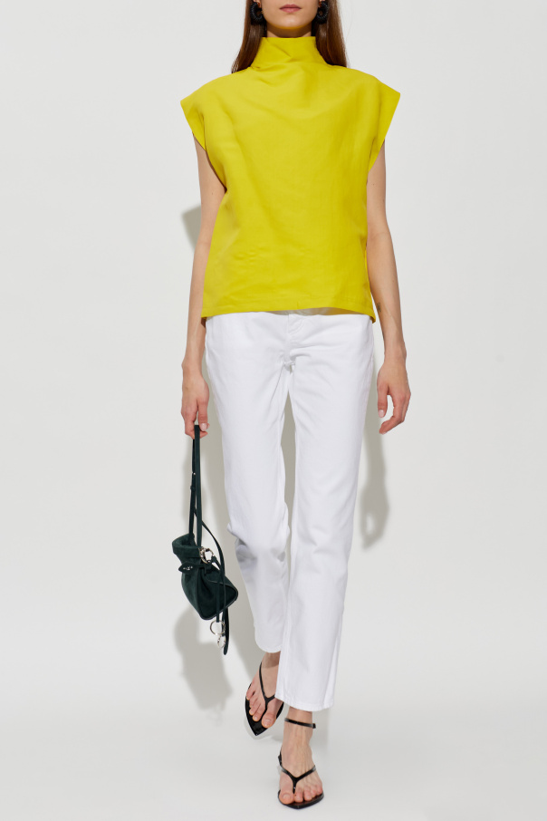 Alaïa Jeansy o prostym kroju