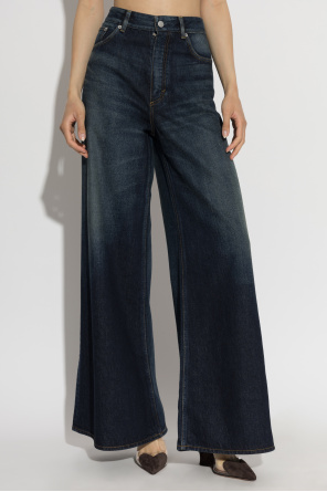 Alaïa Jeansy z szerokimi nogawkami