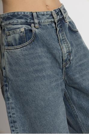 Alaïa Jeansy z szerokimi nogawkami