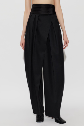 Alaïa Wool pleated trousers