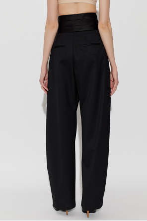 Alaïa Wool pleated trousers