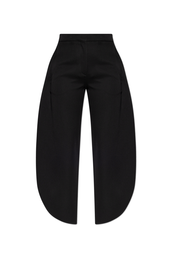 Wool trousers with leg slits od Alaïa