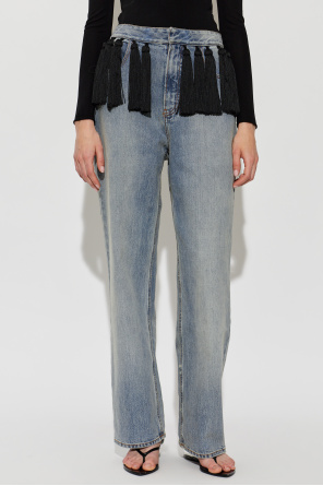 Alaïa Jeans with fringes