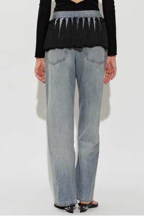 Alaïa Jeans with fringes