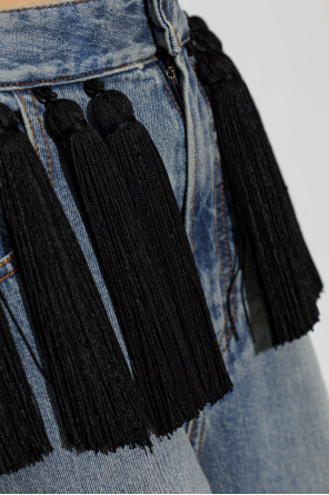 Alaïa Jeans with fringes