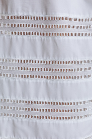 Alaïa Weit geschnittene Baumwollhose