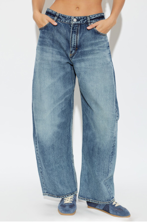 Alaïa Jeans mit weiten Beinen