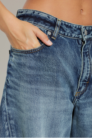 Alaïa Jeans mit weiten Beinen